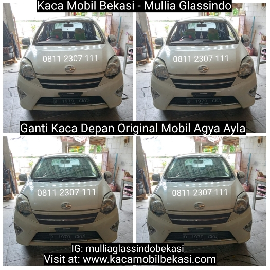 Pemasangan Kaca Depan Original Agya Ayla Murah di Bekasi