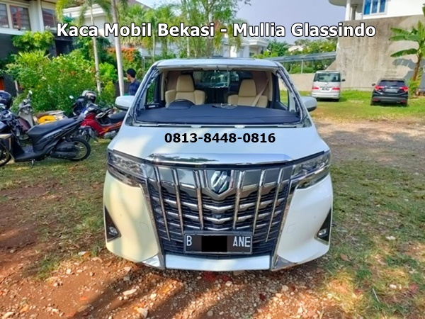 Jual Kaca Mobil Depan Toyota Alphard Murah di Bekasi Cikarang Karawang Bergaransi