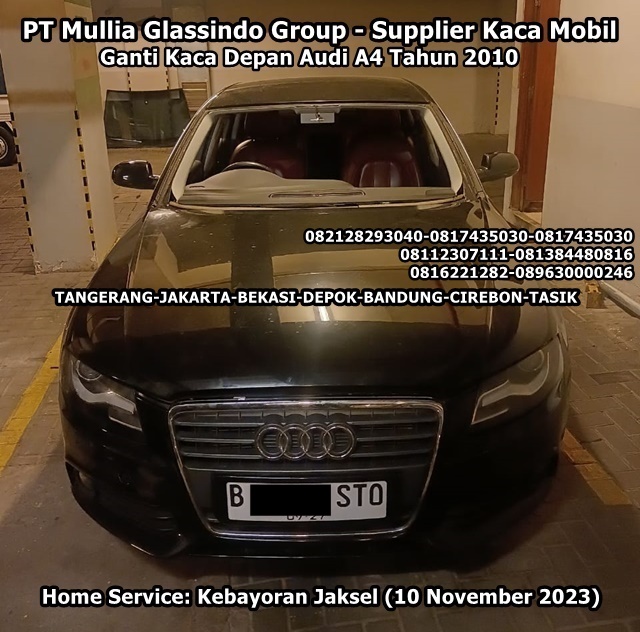 Alamat Bengkel dan Toko Kaca Mobil Audi di Bekasi Cikarang