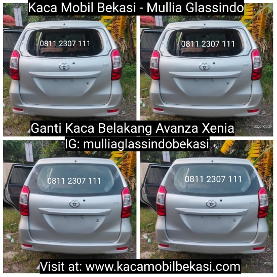 Harga Ganti Kaca Belakang Mobil Avanza Xenia Murah di Bekasi