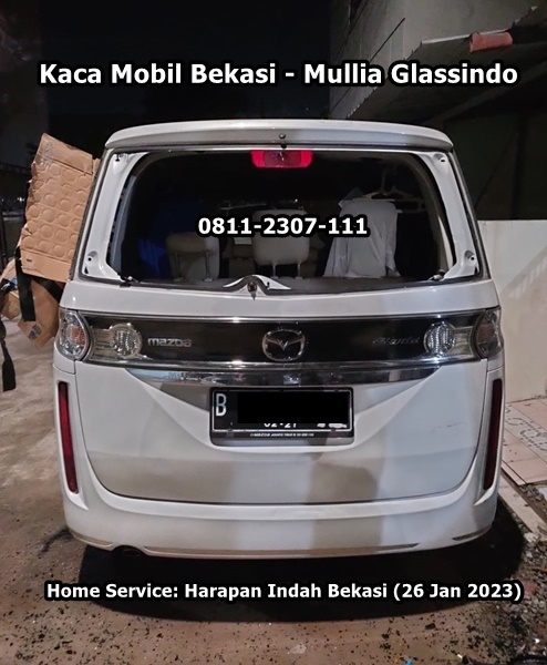 Home Service Penggantian Kaca Mobil Belakang Mazda Biante Bekasi Bergaransi
