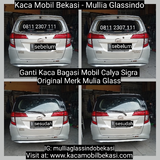 Pemasangan Kaca Mobil Belakang Calya Sigra di Bekasi Murah dan Bergaransi