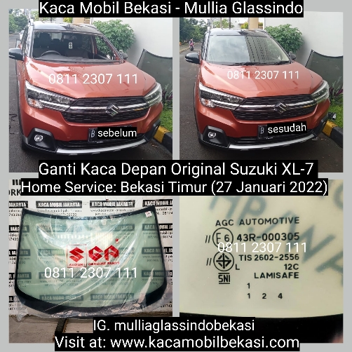 Layanan Ganti Kaca Mobil Depan Suzuki XL7 di Bekasi Bergaransi
