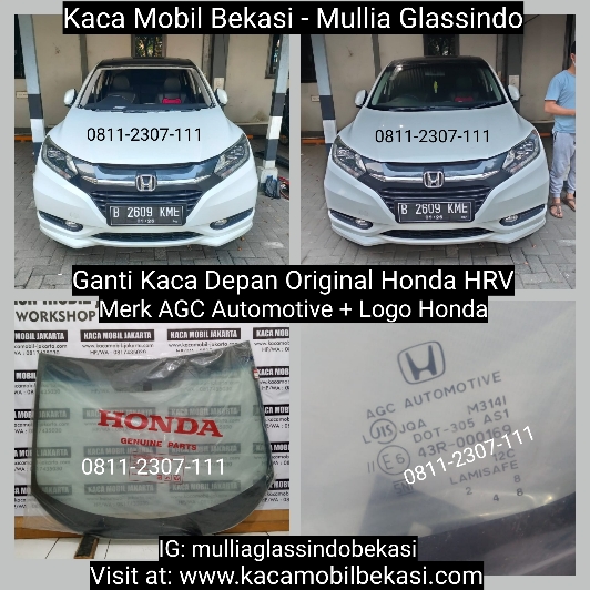 Pemasangan Kaca Depan Original Honda HRV di Bekasi Bergaransi