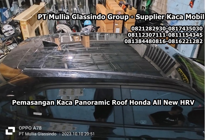 Kaca Panoramic Roof Honda New HRV Bekasi