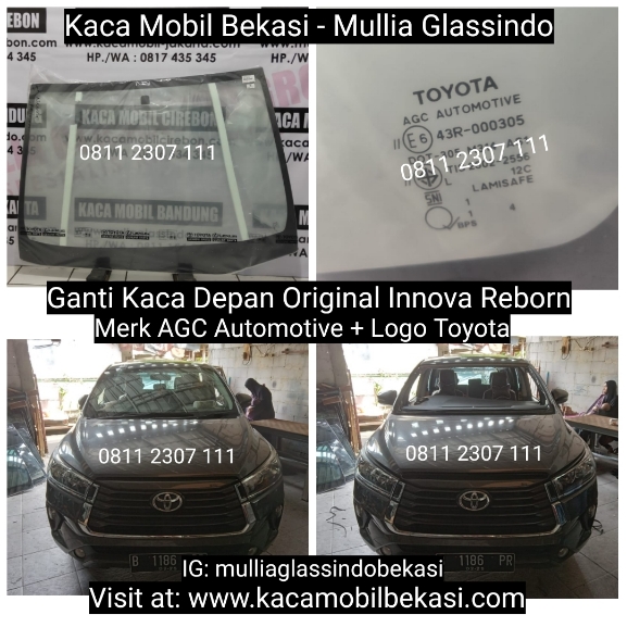 Melayani Pemasangan Kaca Depan Innova Reborn Original di Bekasi Cikarang