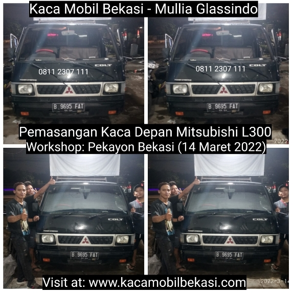 Pemasangan Kaca Depan Mitsubishi L300 di Pekayon Bekasi Murah