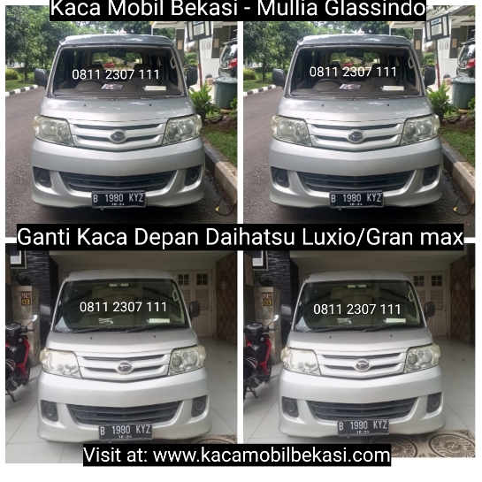 Layanan Ganti Kaca Depan Daihatsu Luxio Gran Max di Bekasi Murah