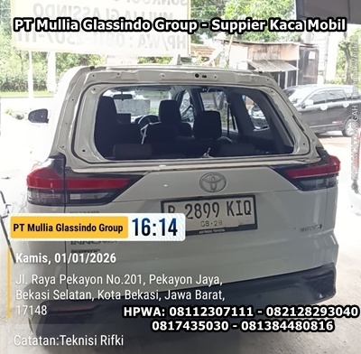 Ganti Kaca Mobil Belakang Innova Zenix di Pekayon Bekasi