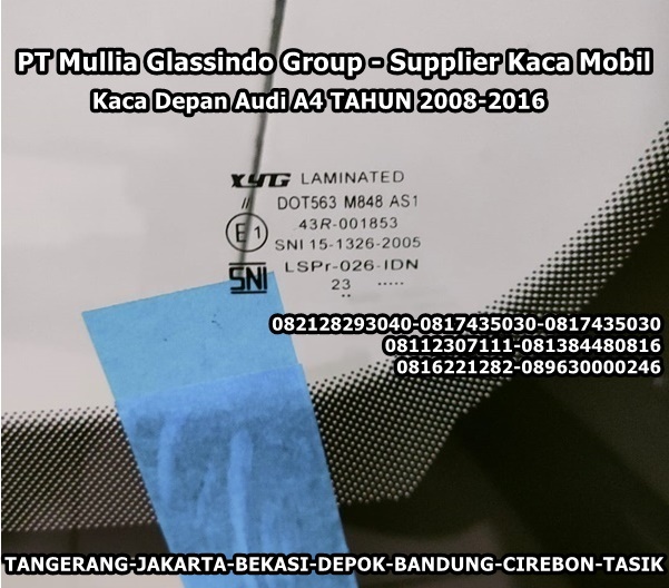 Harga Kaca Mobil Audi Bekasi