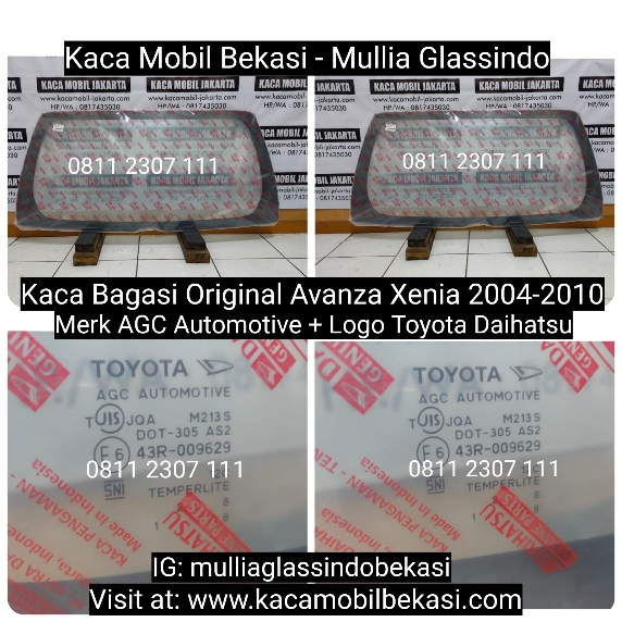 Jual Kaca Belakang Original Avanza Xenia di Bekasi Murah dan Garansi