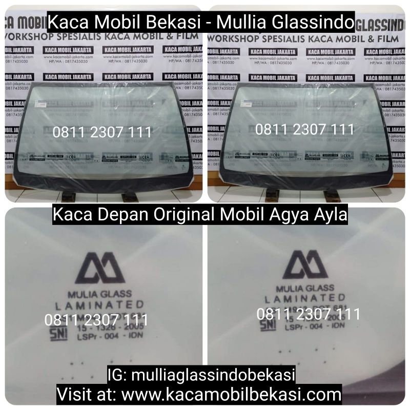 Jual Kaca Depan Original Agya Ayla di Bekasi Murah dan Garansi