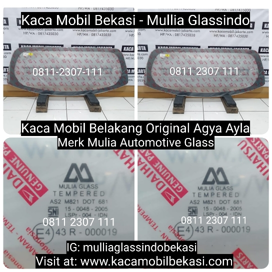 Jual Kaca Belakang Original Agya Ayla di Bekasi Murah dan Garansi