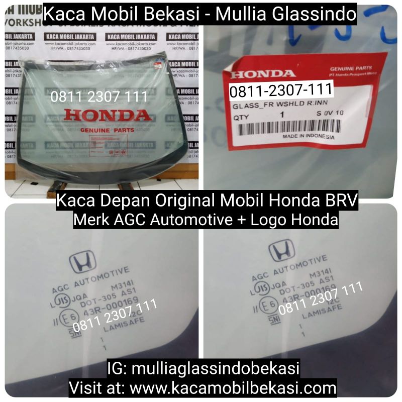 Jual Kaca Depan Original Honda BRV di Bekasi Cikarang Cikampek Karawang