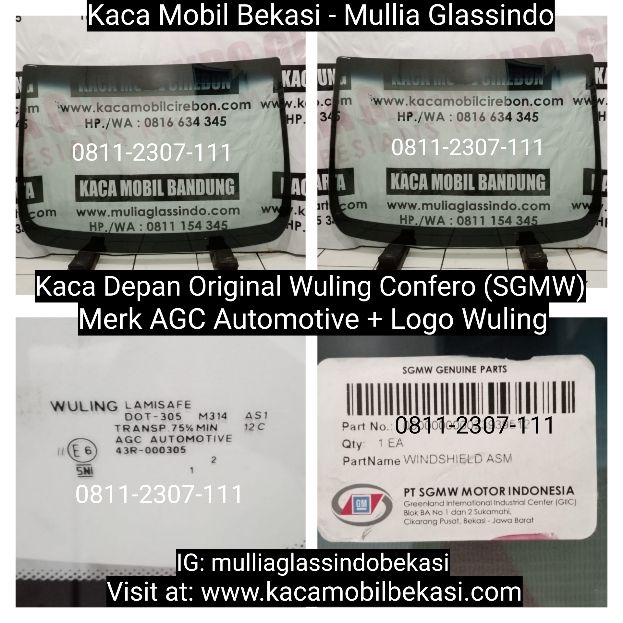 Jual Kaca Depan Original Wuling Confero di Bekasi Cikarang Karawang Bergaransi