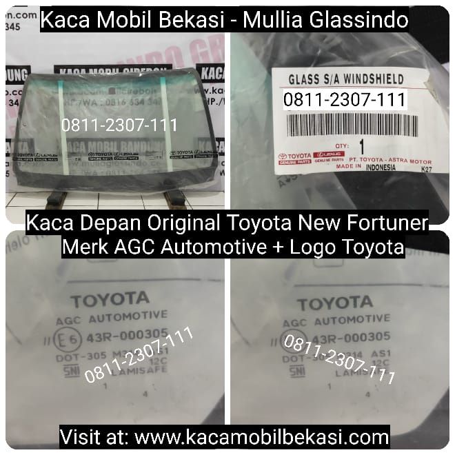 Ready Stok Kaca Depan Original Toyota New Fortuner di Bekasi Cikarang Karawang