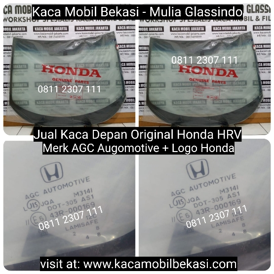 Jual Kaca Mobil Depan Original Honda HRV di Bekasi Cikarang Karawang