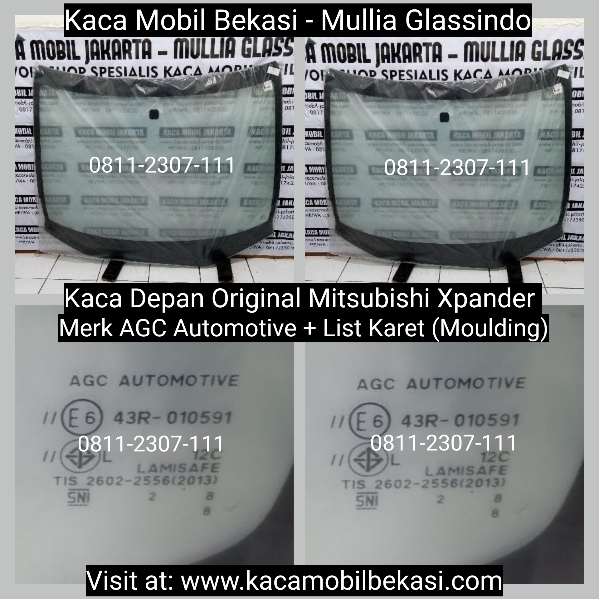Harga Murah Kaca Mobil Depan Original Mitsubishi Xpander di Bekasi