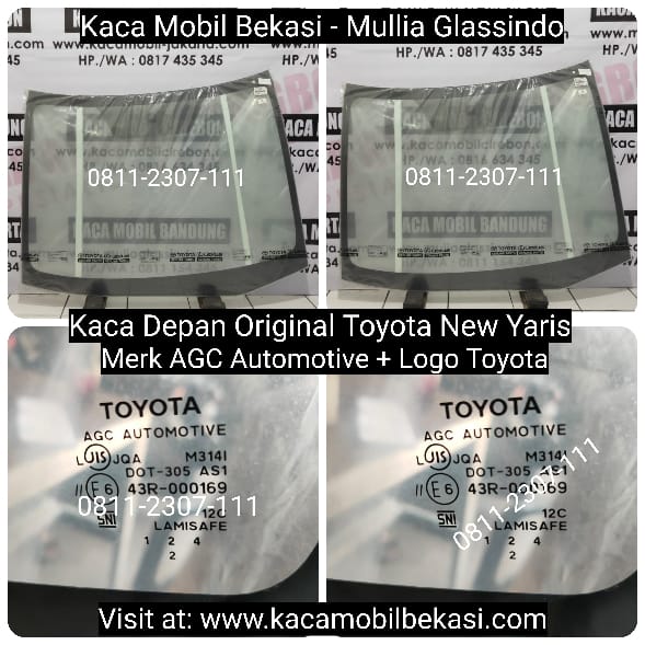 Ready Stok Kaca Depan Original Toyota Yaris di Bekasi Cikarang Karawang
