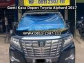 Bengkel Penggantian Kaca Mobil Depan Toyota Alphard di Pekayon Bekasi